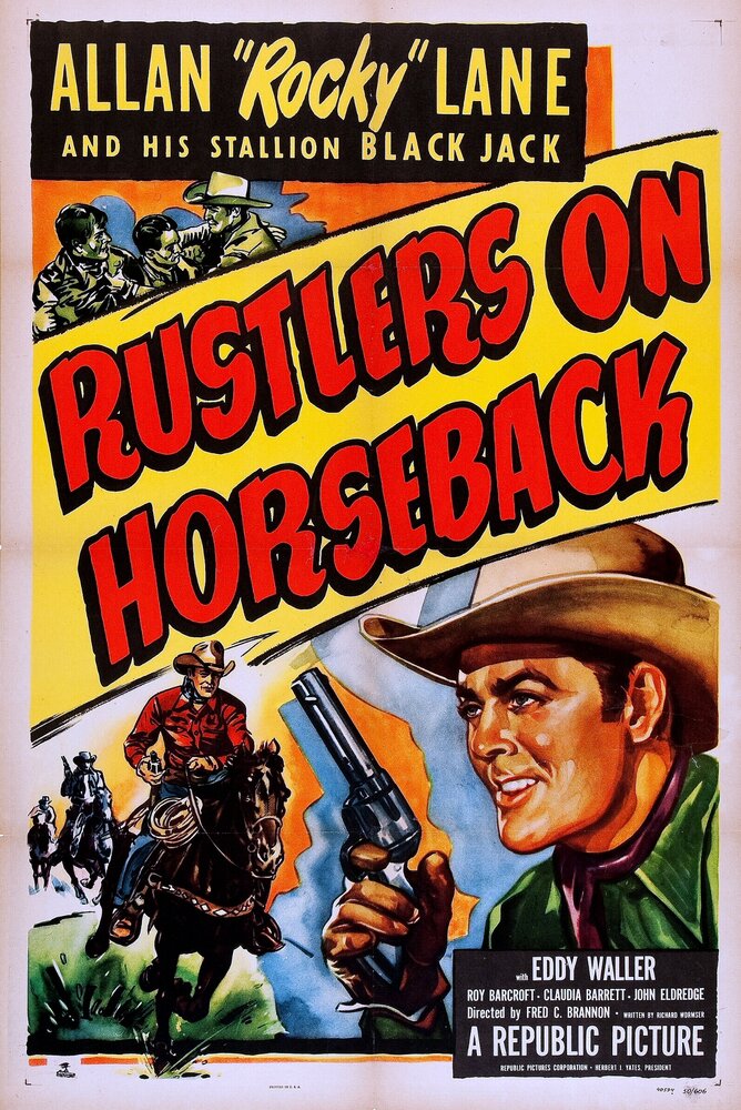 Rustlers on Horseback (1950) постер