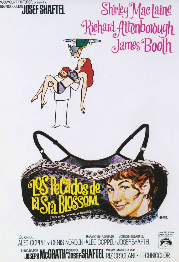 Блаженство миссис Блоссом (1968) постер