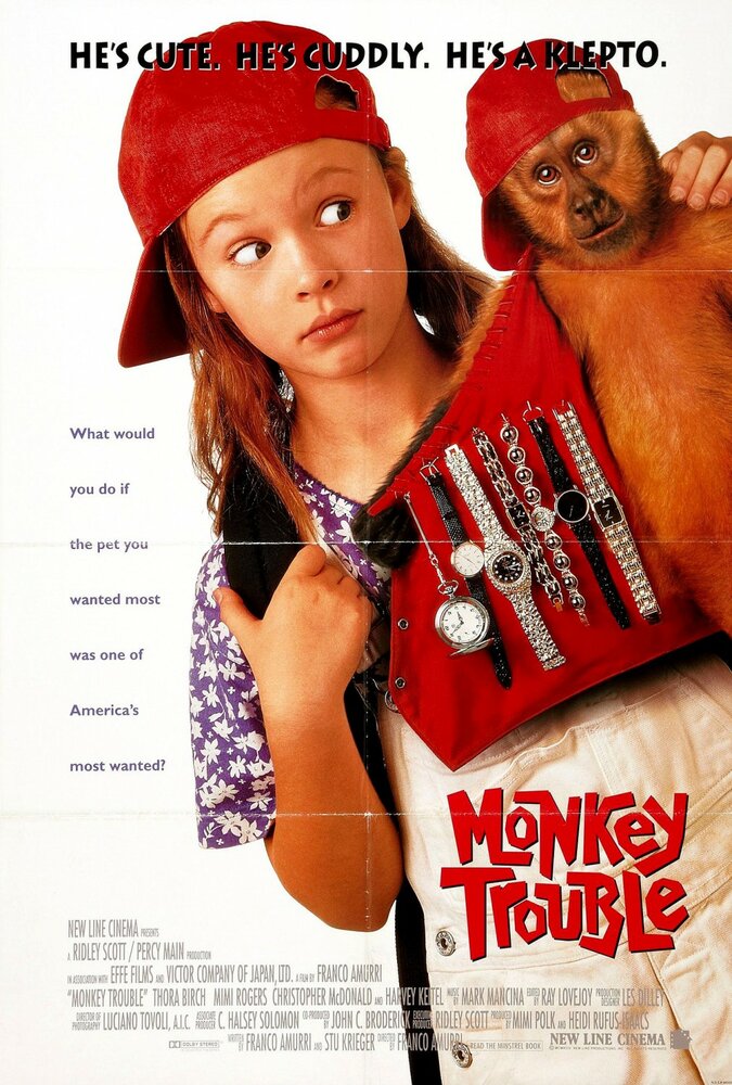 Неприятности с обезьянкой (1994) постер