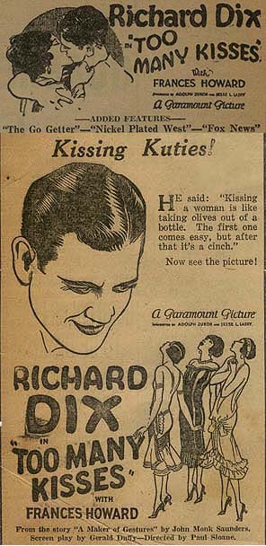 Too Many Kisses (1925) постер