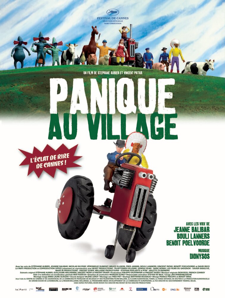 Паника в деревне (2009) постер