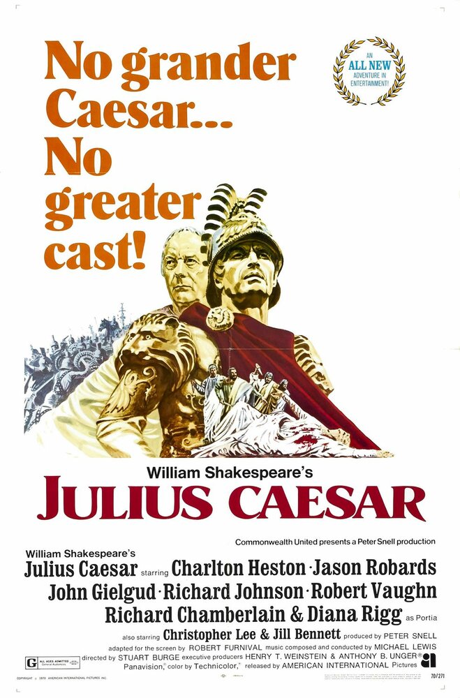 Юлий Цезарь (1970) постер