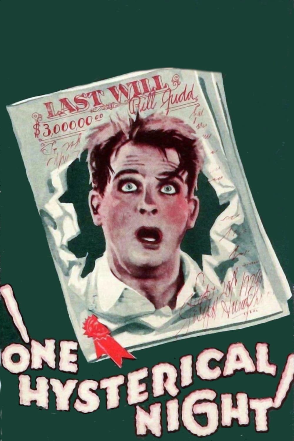 One Hysterical Night (1929) постер