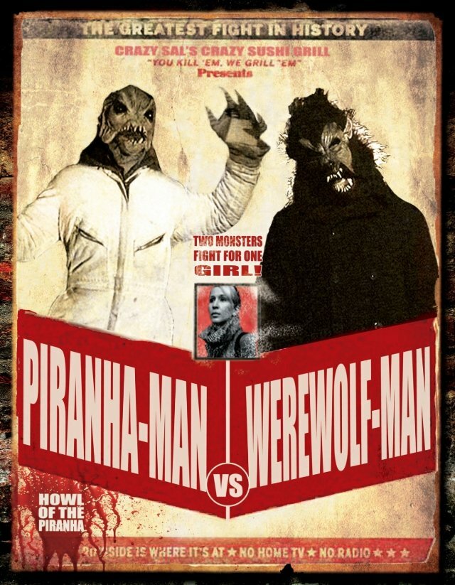 Piranha-Man Versus WereWolf-Man: Howl of the Piranha (2012) постер