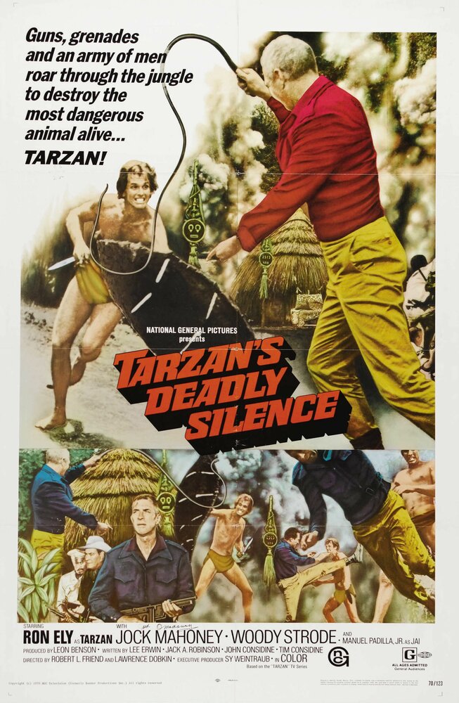 Тарзан и мёртвая тишина (1970) постер
