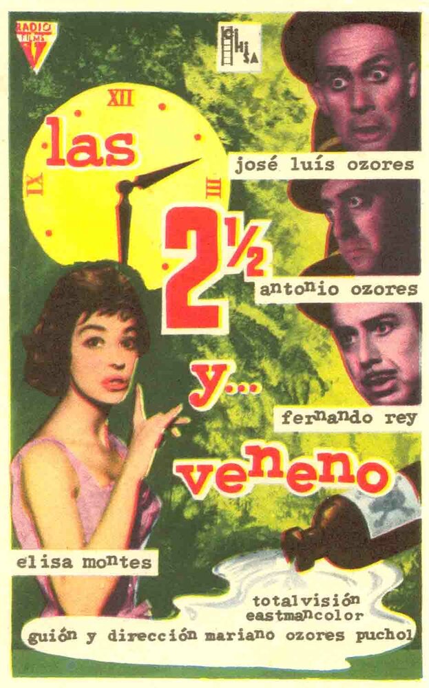 Las dos y media y... veneno (1959) постер