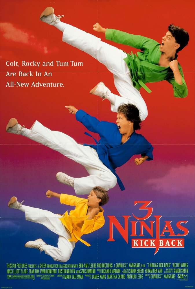 Три ниндзя наносят ответный удар (1994) постер