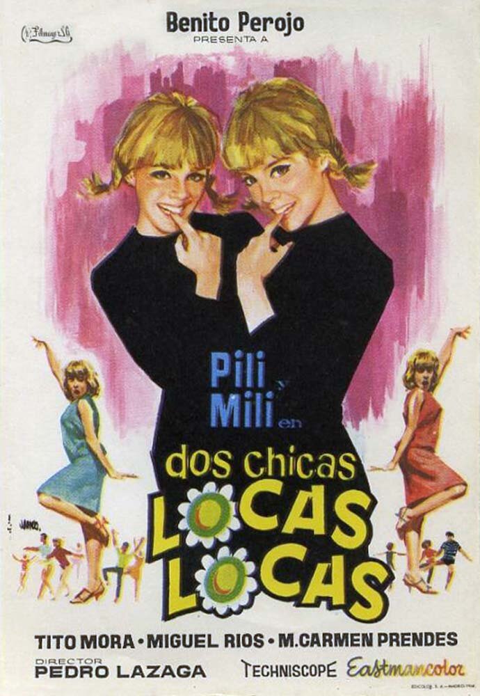 Две сумасшедшие, сумасшедшие девчонки... (1965) постер
