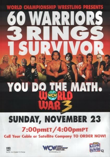 WCW Третья Мировая война (1997) постер