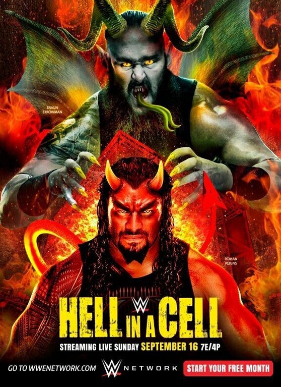 WWE Ад в клетке (2018) постер