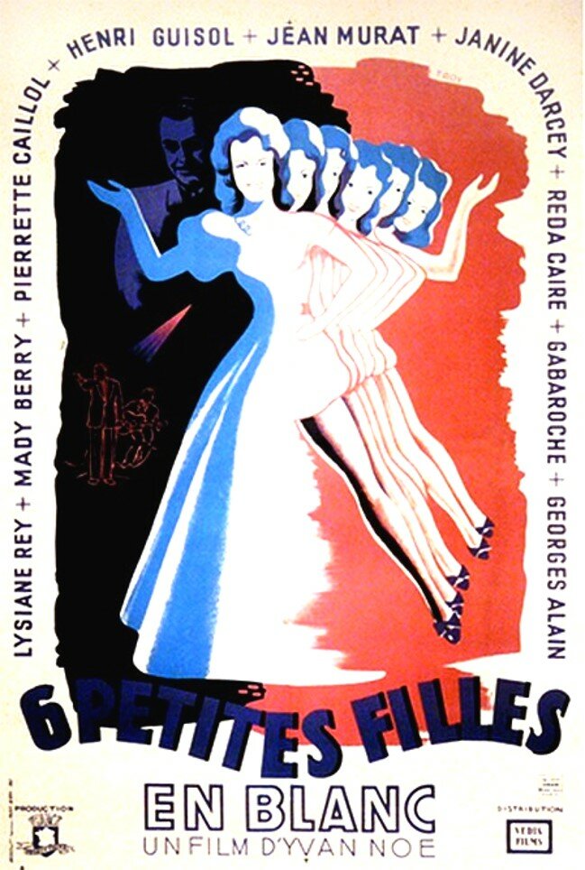 Six petites filles en blanc (1941) постер