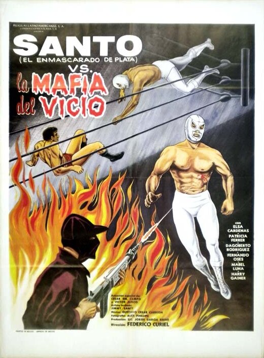 Santo contra la mafia del vicio (1971) постер