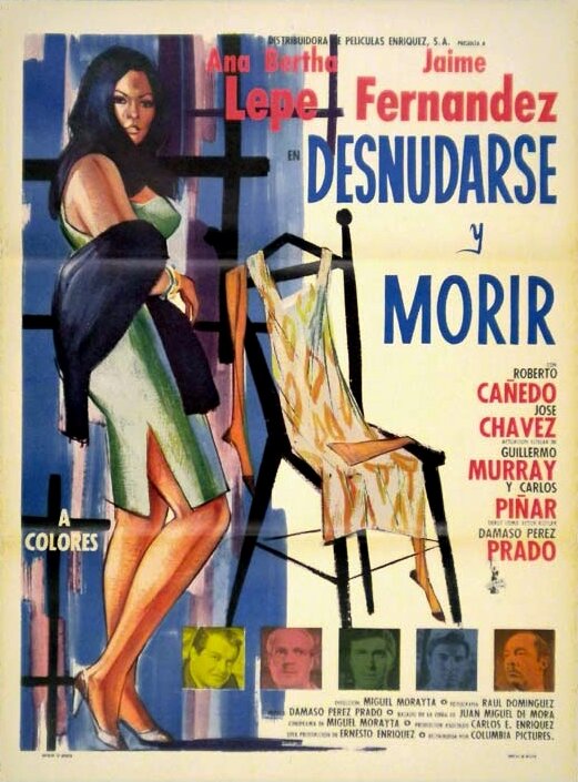 Desnudarse y morir (1968) постер