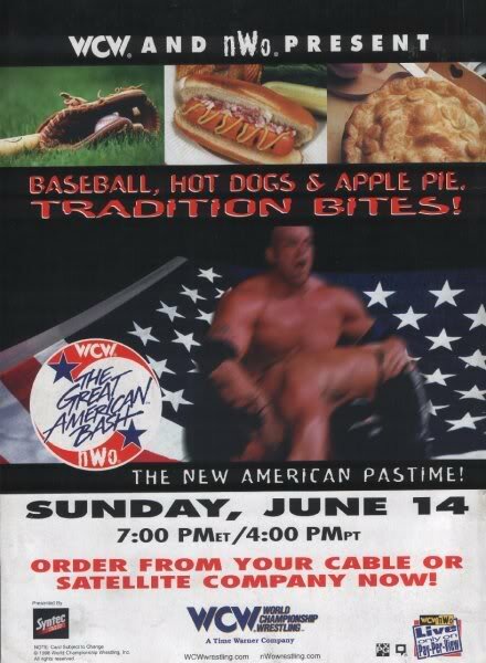 WCW Мощный американский удар (1998) постер