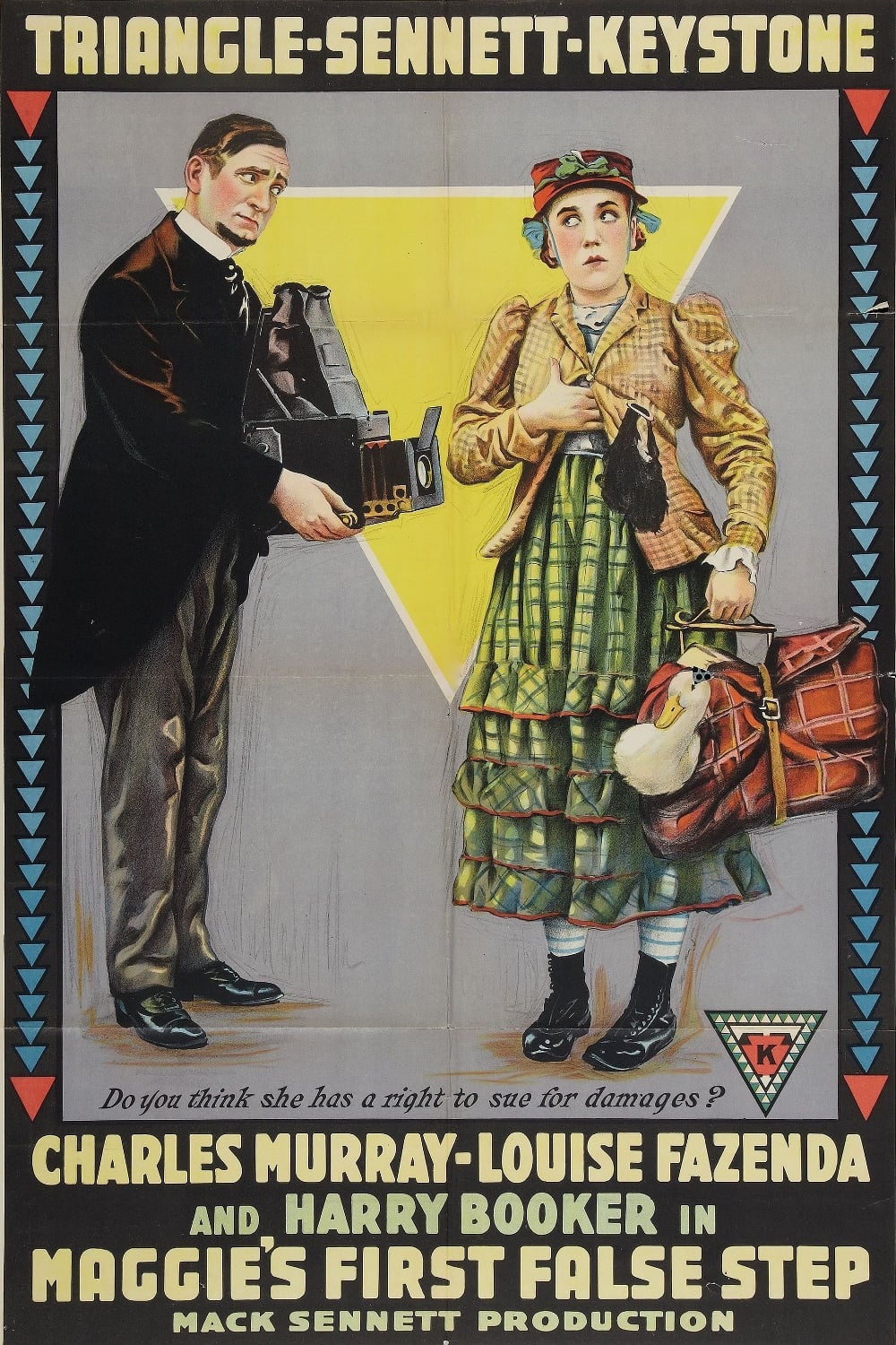 Maggie's First False Step (1917) постер