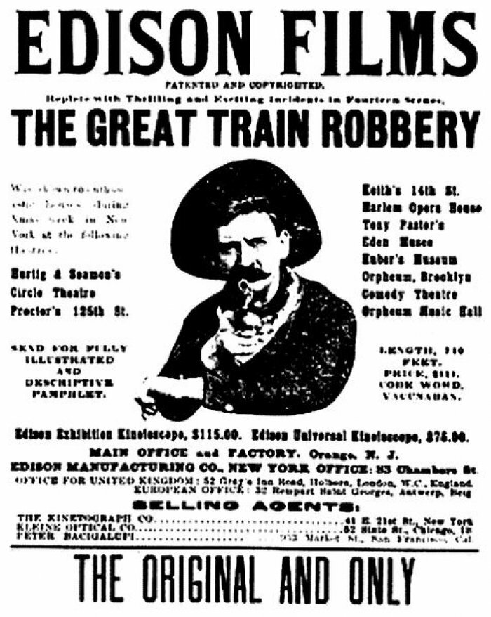 Большое ограбление поезда (1904) постер