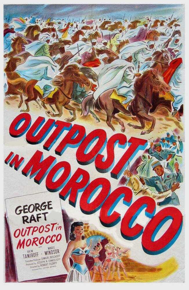 Застава в Марокко (1949) постер