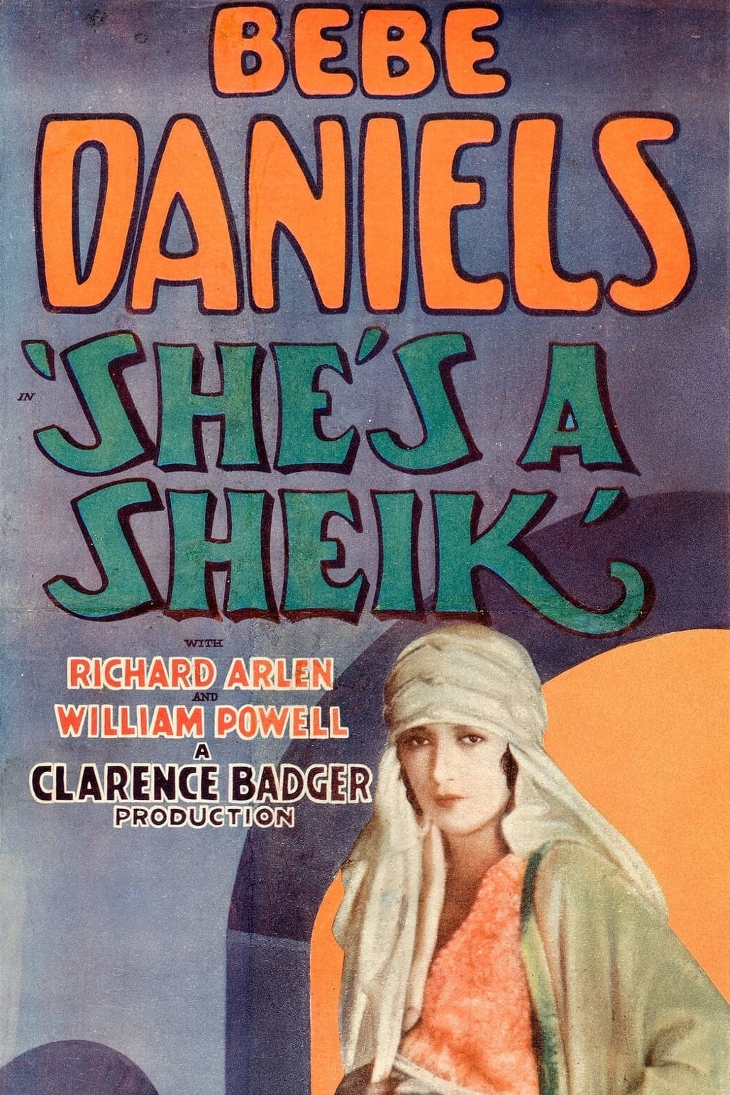 Она — шейх (1927) постер