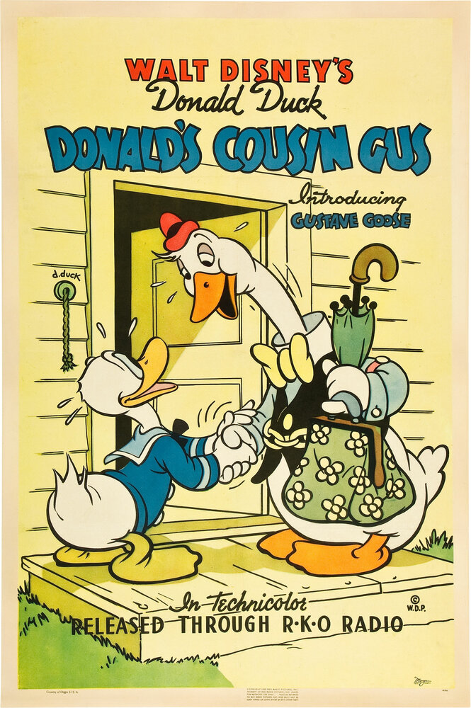 Дональд и кузен Гас (1939) постер
