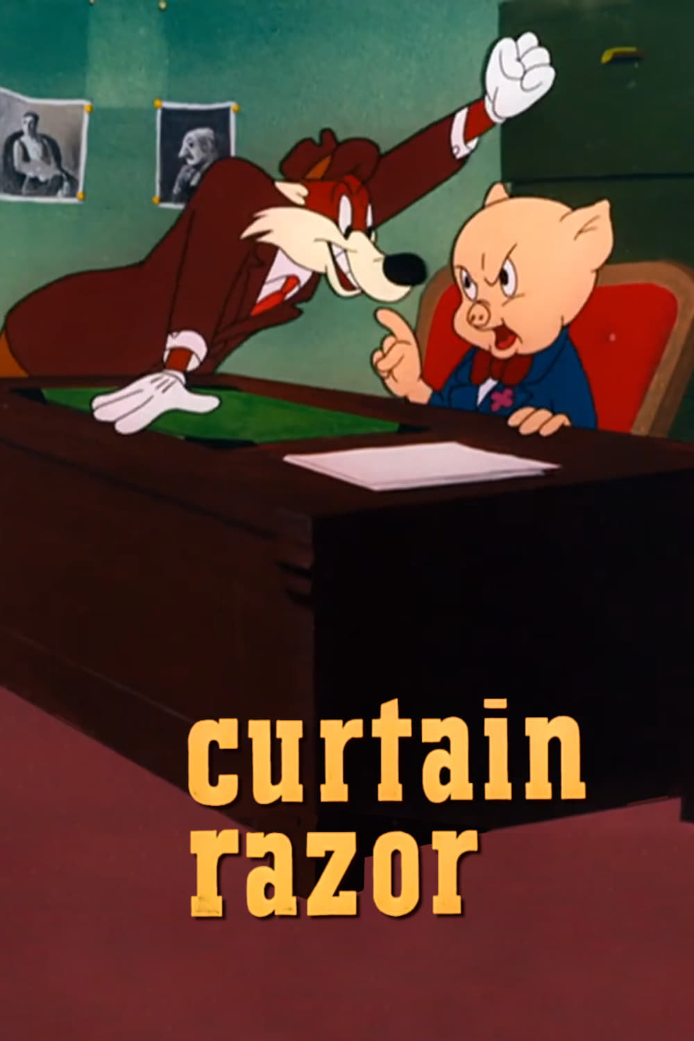 Curtain Razor (1949) постер