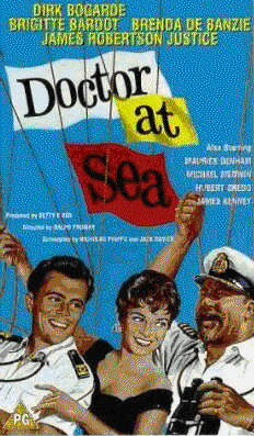 Доктор на море (1955) постер