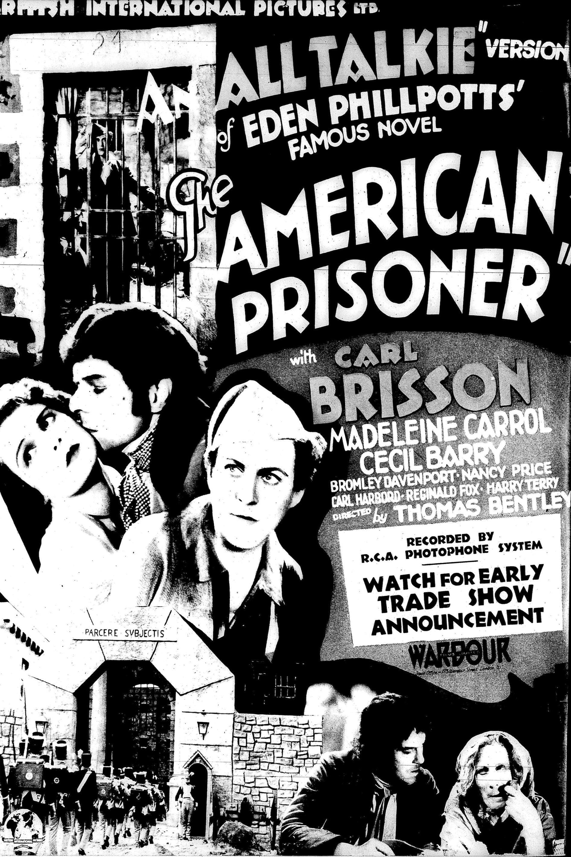 The American Prisoner (1929) постер