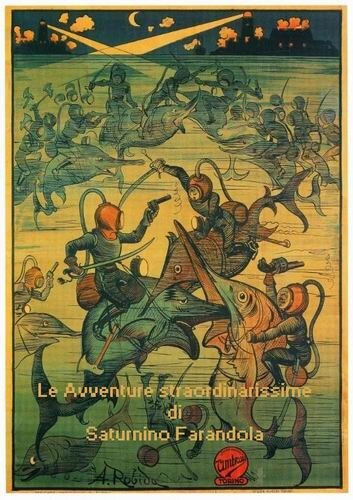 Необычайные приключения Сатурнино Фарандолы (1913) постер