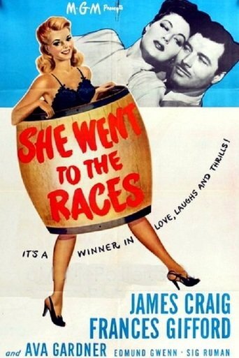 Она поехала на скачки (1945) постер