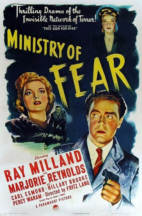 Министерство страха (1943) постер
