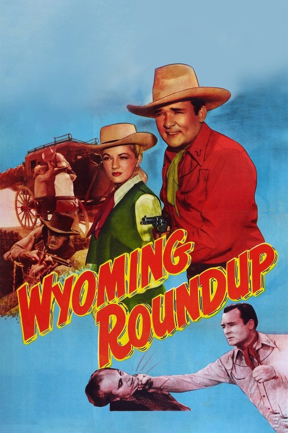 Wyoming Roundup (1952) постер