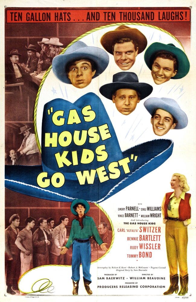 Gas House Kids Go West (1947) постер