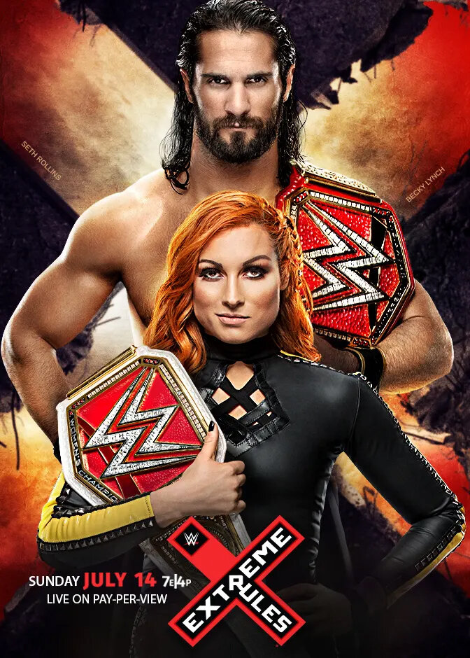 WWE Экстремальные правила (2019) постер