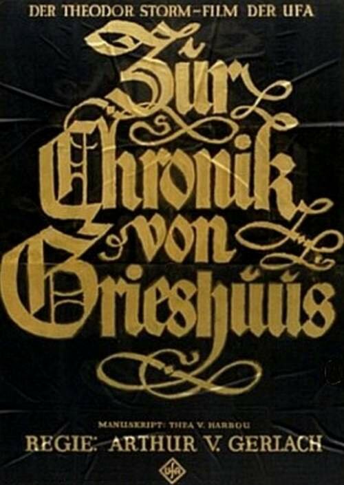 Хроники Грейсхауза (1925) постер