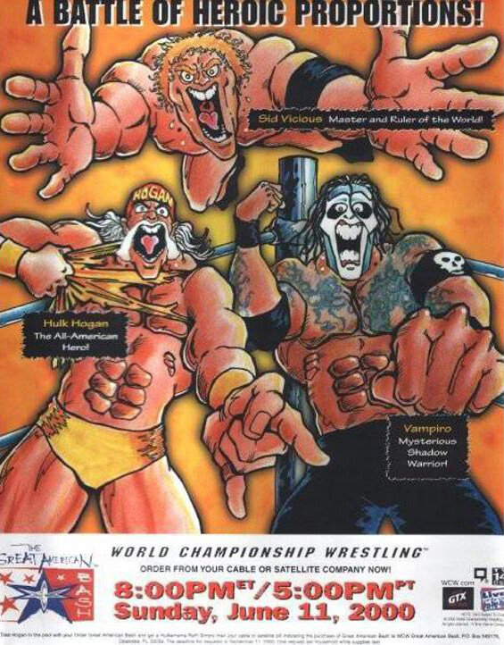WCW Мощный американский удар (2000) постер