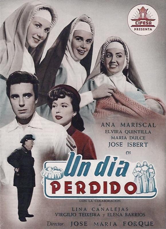 Un día perdido (1955) постер