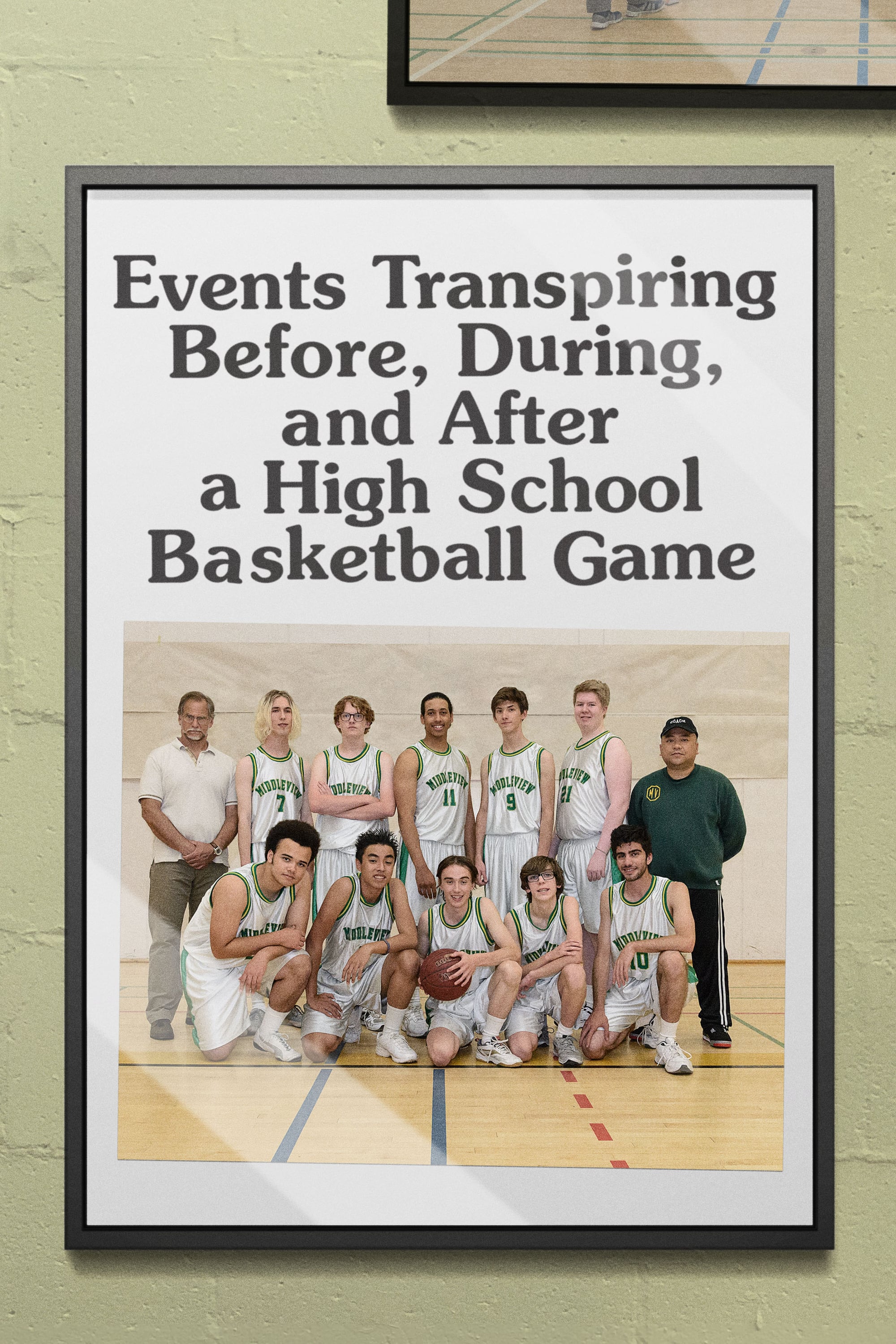 Events Transpiring Before, During, and After a High School Basketball Game (2020) постер