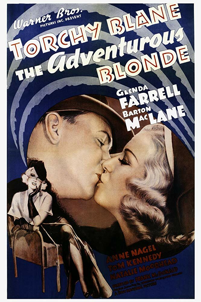 Предприимчивая блондинка (1937) постер