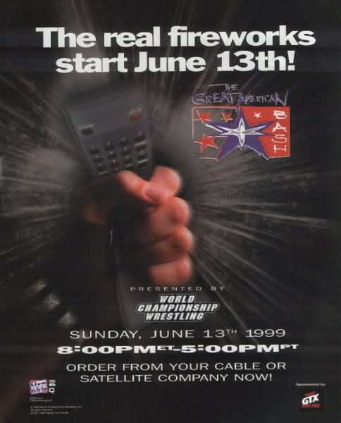 WCW Мощный американский удар (1999) постер