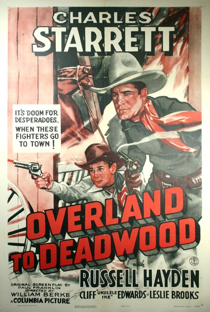 Overland to Deadwood (1942) постер