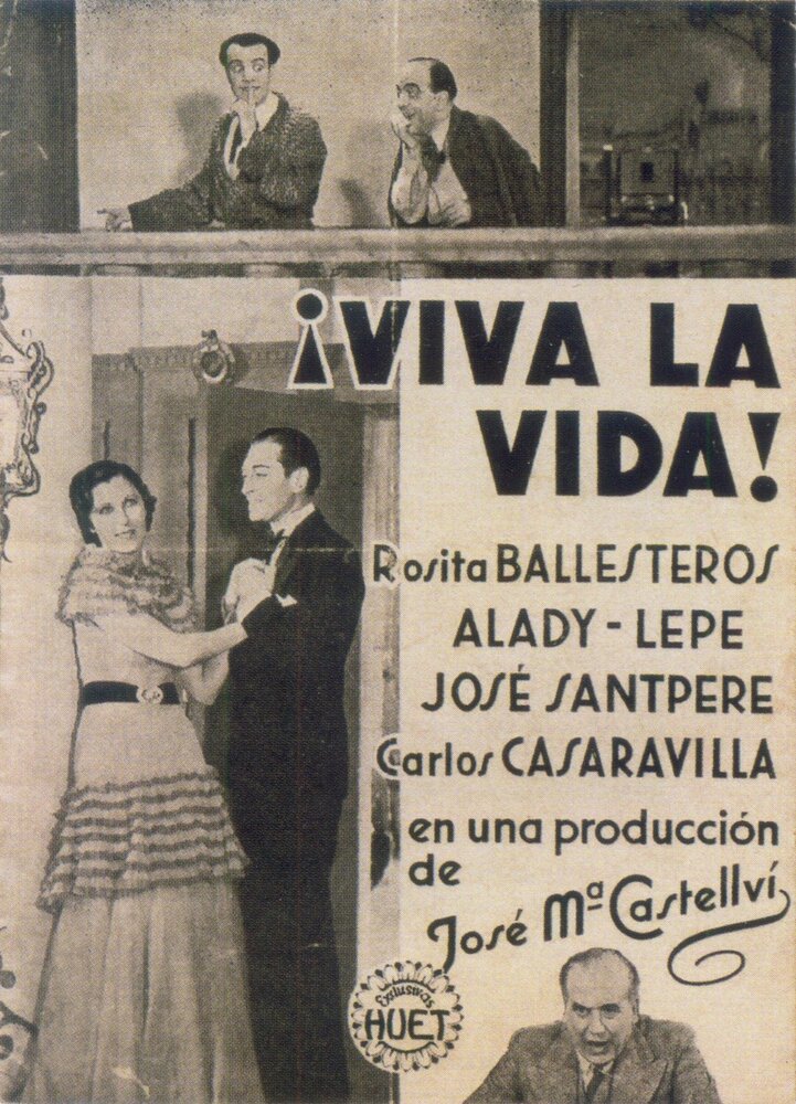 Viva la vida (1934) постер