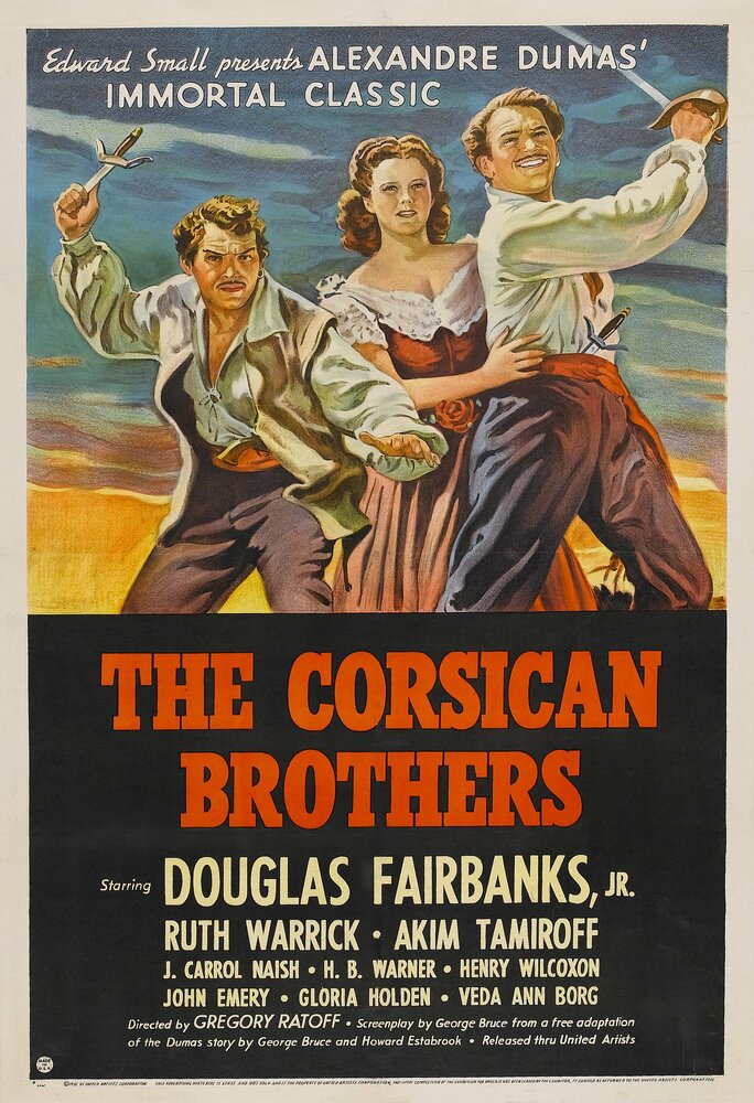 Корсиканские братья (1941) постер