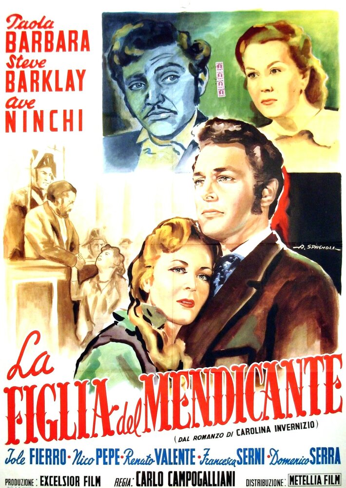 La figlia del mendicante (1950) постер