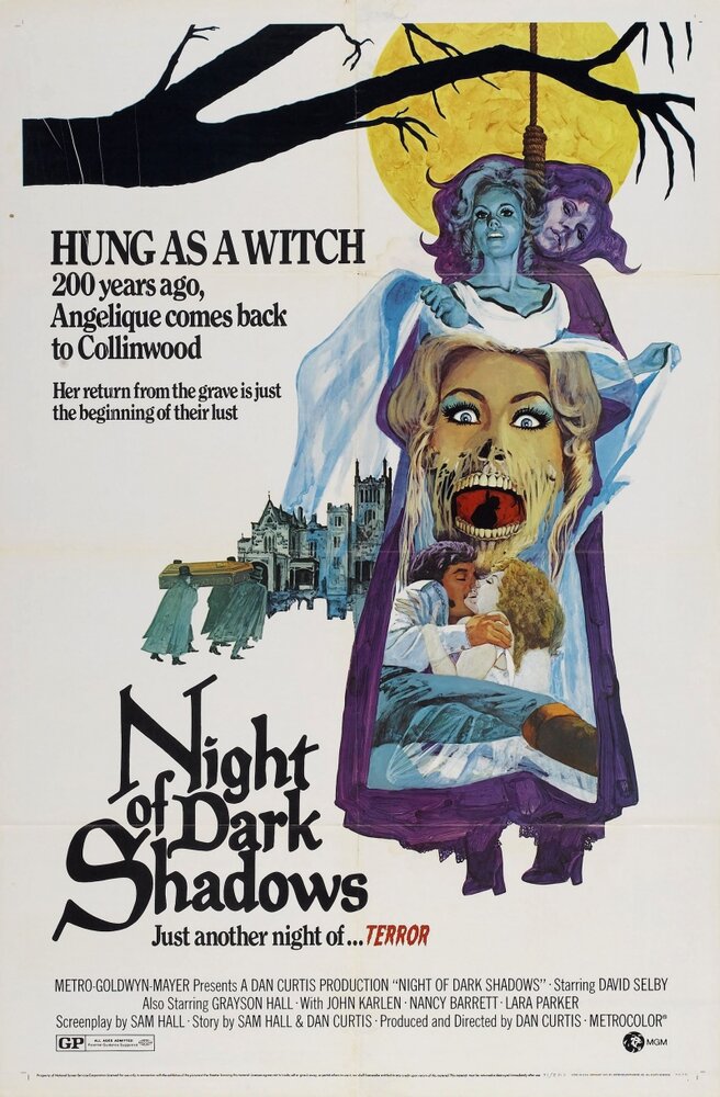 Ночь тёмных теней (1971) постер