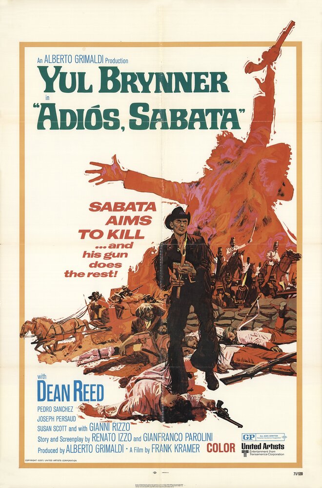 Прощай, Сабата (1970) постер