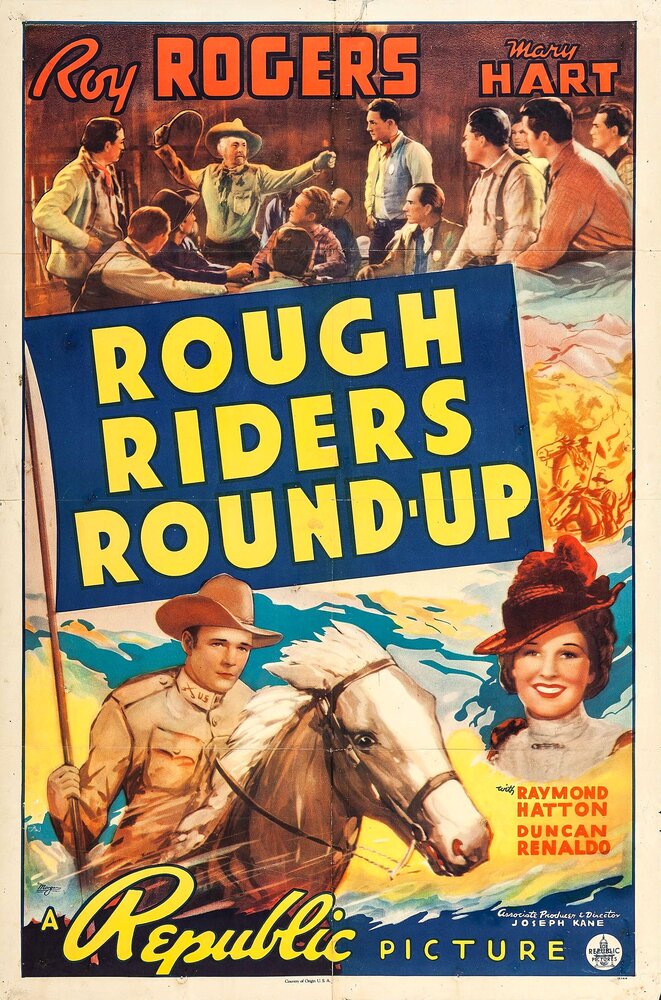 Rough Riders' Round-up (1939) постер