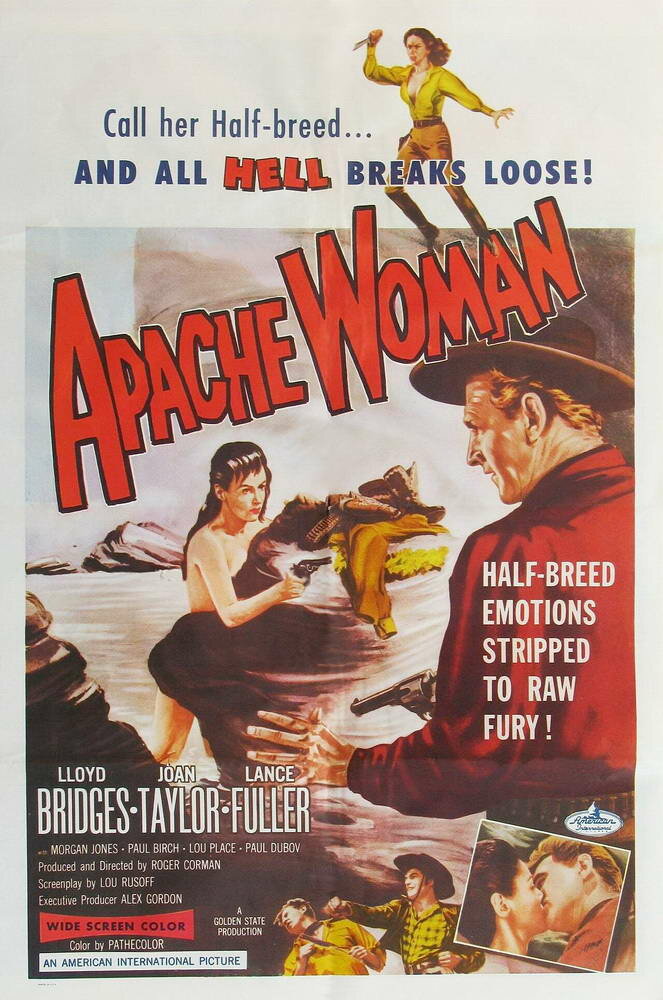 Женщина из племени апачей (1955) постер