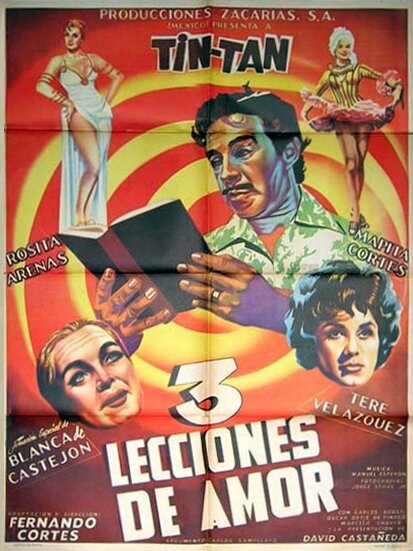 Tres lecciones de amor (1959) постер