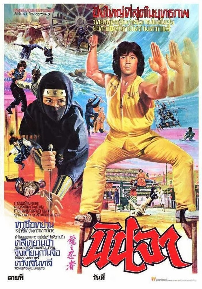 Ниндзя в логове дракона (1982) постер