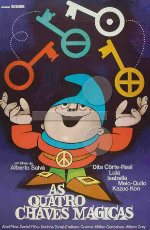 Четыре волшебных ключа (1971) постер