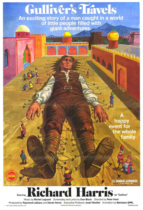 Путешествия Гулливера (1977) постер
